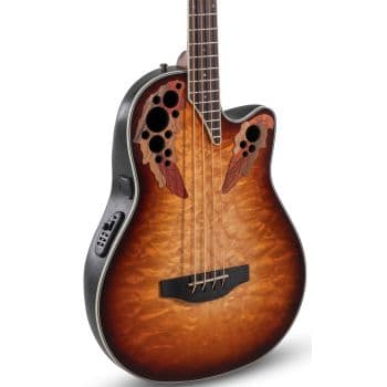 Ovation CEB44X-7C-G Celebrity 4 cuerdas Cognac Burst Bajo electroacústico CEB44X-7C-G