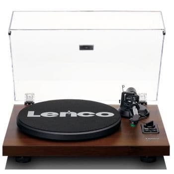 Lenco LS-600WA Bluetooth con 2 Velocidades Madera + Altavoces Externos 60W LS-600WA