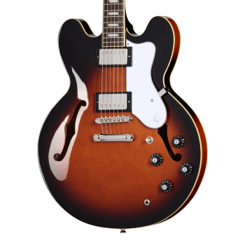 Epiphone bonehead riviera dark tobacco burst guitarra eléctrica
