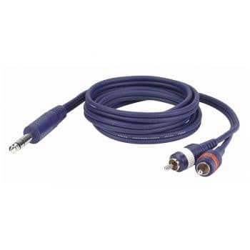 DAP Audio FL35 Cable Jack Stereo / 2 RCA de 6 metros ( REACONDICIONADO ) FL35 Jack Stereo 2 RCA 6 metros