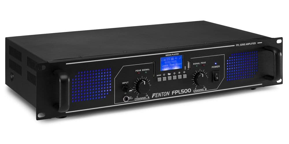 Fenton Fpl500 Amplificador Digital 250+250W Clase D. Bluetooth 172084 FPL500