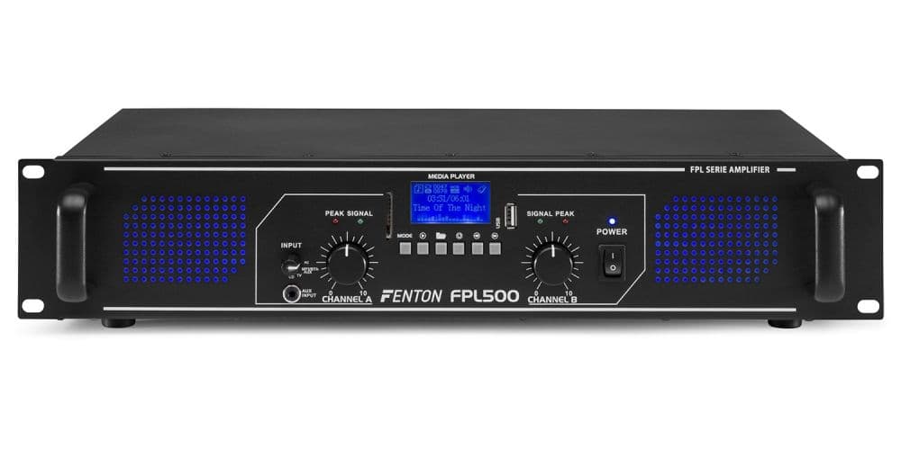 Fenton Fpl500 Amplificador Digital 250+250W Clase D. Bluetooth 172084 FPL500