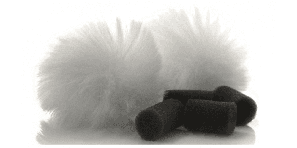 Rycote Antiviento Blanco para Microfono de Solapa Antiviento Blanco