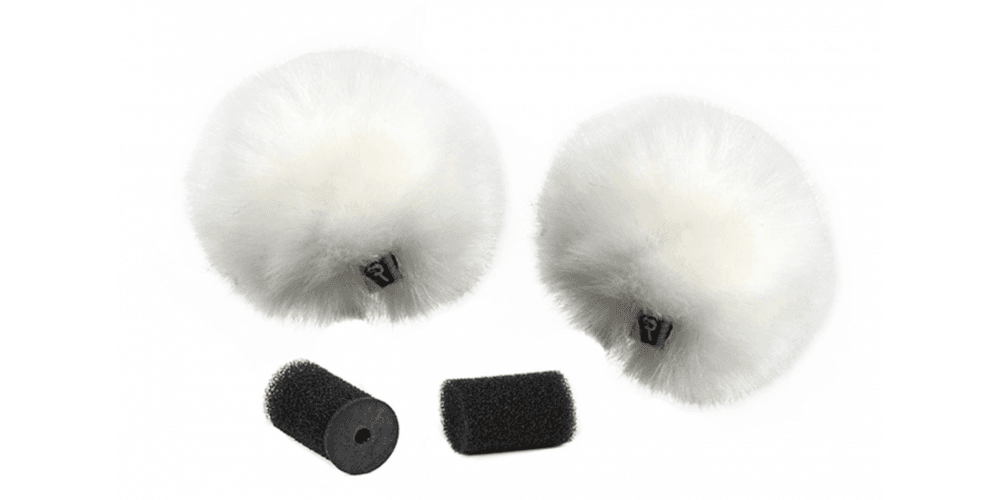 Rycote Antiviento Blanco para Microfono de Solapa Antiviento Blanco