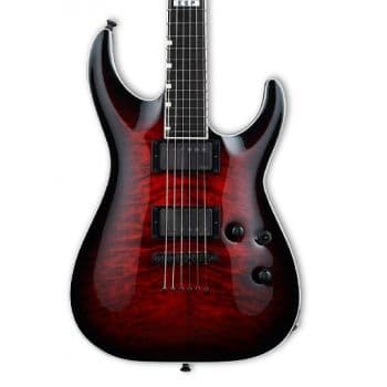 Esp eii horizon nt-ii see thru black cherry sunburst guitarra electrica