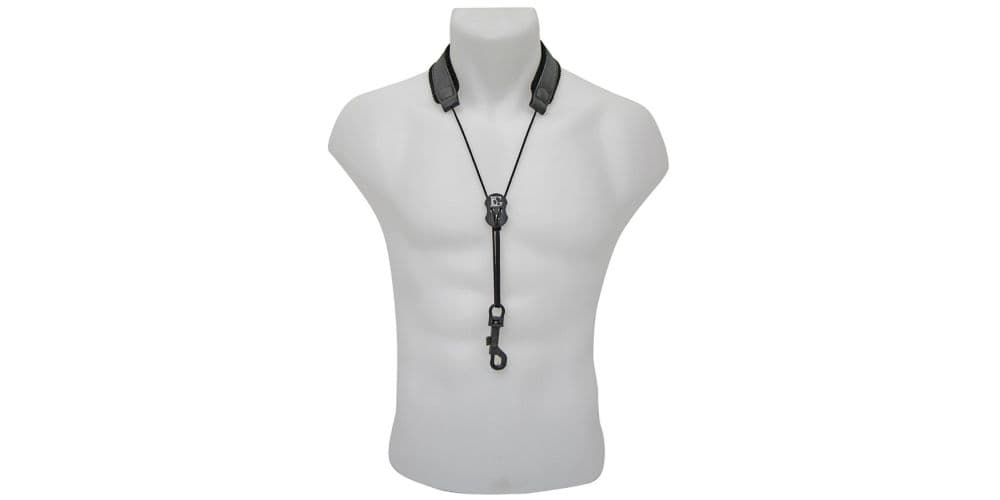 BG France Cordón Saxo S-20SH Acolchado Cuero Negro S-20SH