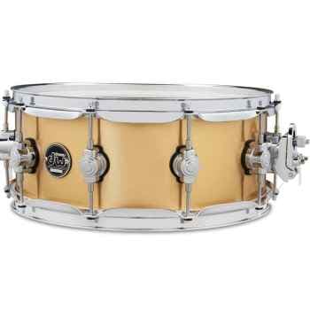 Drum workshop drpm5514ssbp perf 5.5x14 1mm polished brass snare