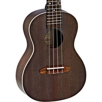 Ortega rucoal ukelele de concierto see thru black