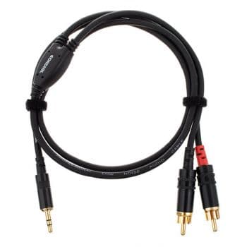 Cordial cfy 0,9 wcc cable 2 rca macho a minijack stereo macho 90 cm