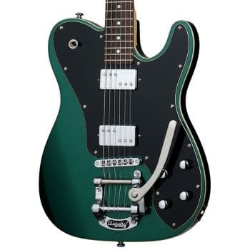 Schecter pt fastback ii b dark emerald green. guitarra eléctrica