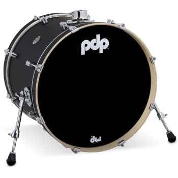 Drum workshop pdp pdcm1620kkbk bombo concept maple satin black 20 pulgadas