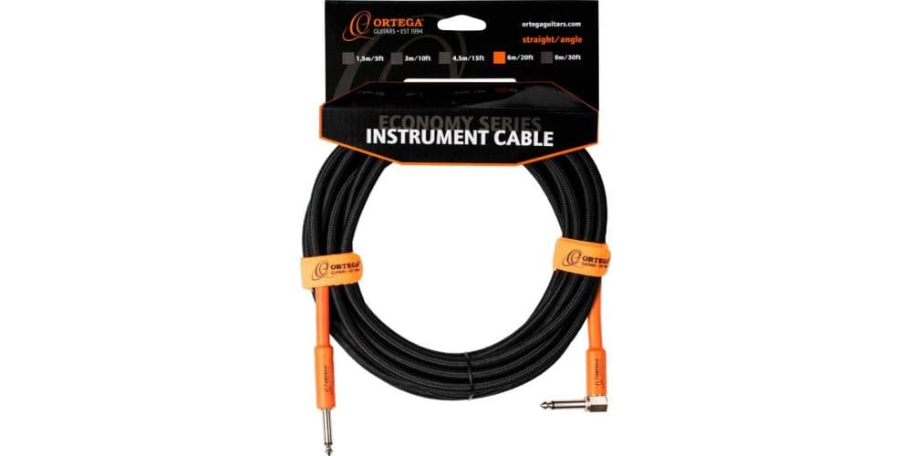 Ortega OECI-20 Cable para Guitarra 6 Metros OECI-20