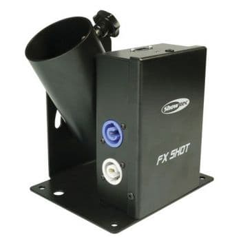 Showtec fx shot mk2 máquina de confetti 60906 disparador eléctrico