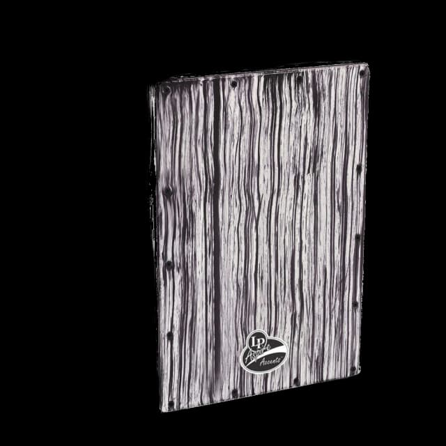 Latin percussion placa frontal cajon aspire y aspire accent white streak (abedúl/álamo)