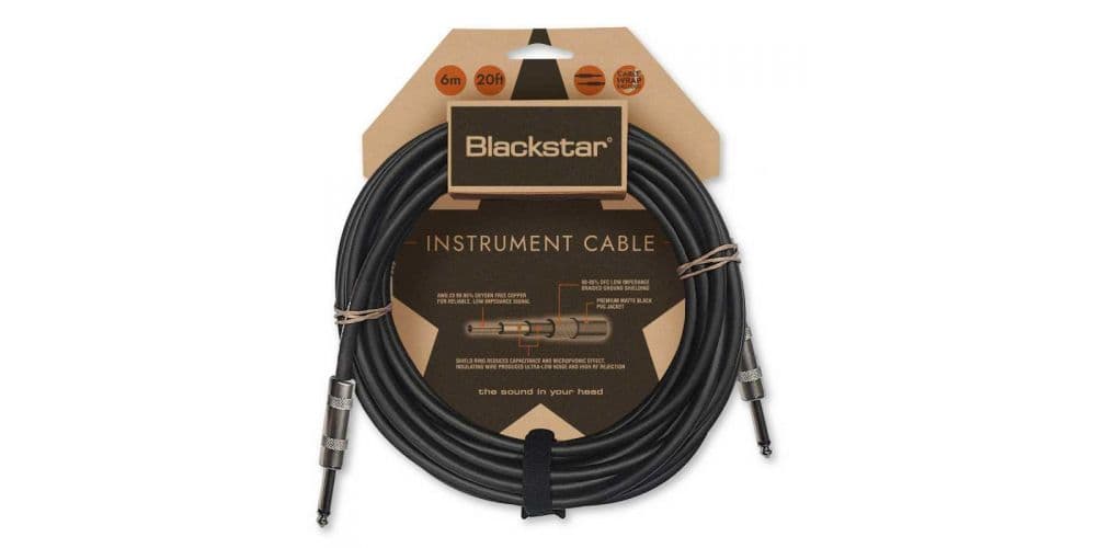 Blackstar BS-CABLE-STD-6M-SS Cable de Instrumento 6 metros BS-CABLE-STD-6M-SS