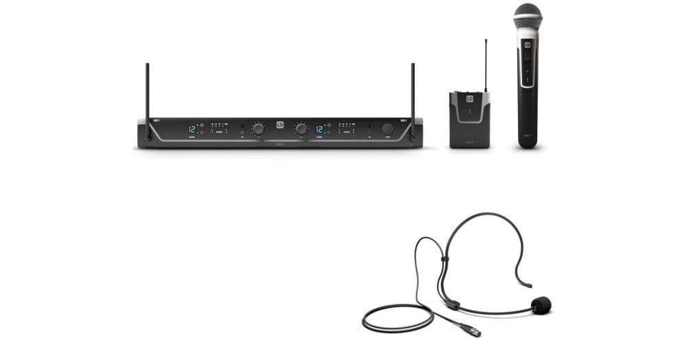 LD Systems U305 HBH 2 Sistema Inalámbrico Mano y Diadema U305 HBH 2 - Wireless Microphone System with Bodyp