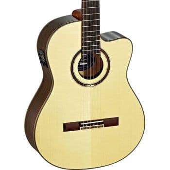 Ortega rce158sn guitarra clásica electrificada natural