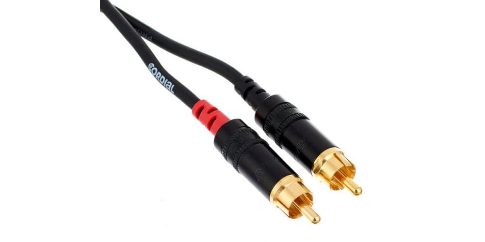 Cordial CFU 6 MC Cable de 2 XLR Macho a RCA 6 Metros CFU 6 MC