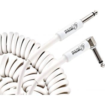 Ortega orcci-30wh. cable de guitarra 9 metros white