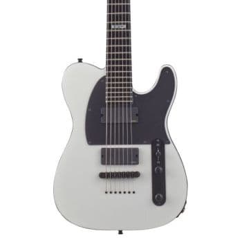 Esp eii e-ii t-b7 baritone snow white guitarra eléctrica