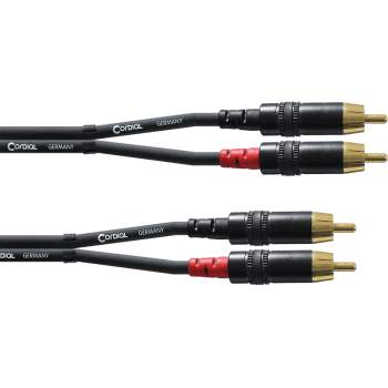 Cordial eclcfu15cc cable de audio rca doble de 1,5 m