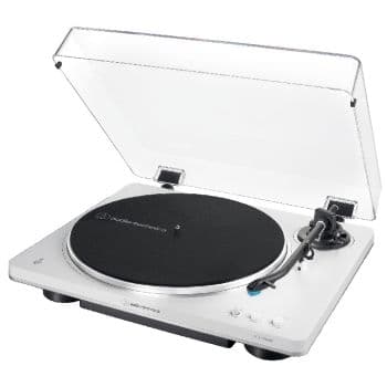 Audio Technica AT-LP70XBT WH Giradiscos inalámbrico con tracción por correa totalmente automático AT-LP70XBT WH