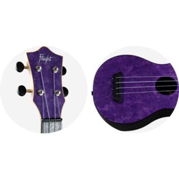 Flight Ukelele Soprano TUS-65 Travel Amethyst TUS-65 Travel Amethyst
