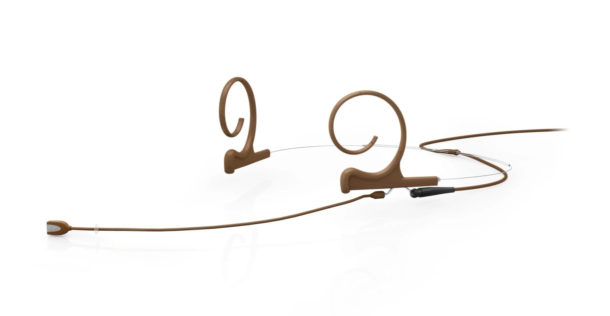 DPA Micro CORE+ Cardio. Boom 110mm, flex 2 orejas. Mini-Jack. Marrón. 4188-DP-F-C34-LH