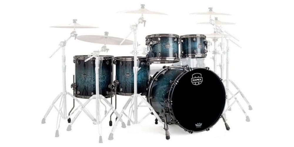 Mapex SV628XEBMSL Saturn Deep Water Burl Batería Acústica SV628XEBMSL