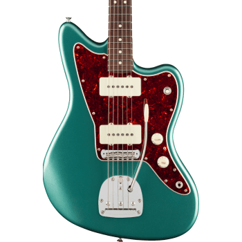 Fender am pro classic jazzmaster rw faded sherwood green metallic guitarra eléctrica