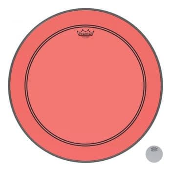 Remo 26 powerstroke 3 colortone clear red parche de bombo