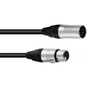 PSSO Neutrik DMX Cable XLR 5pin 20m bk Neutrik DMX 5pin 20m