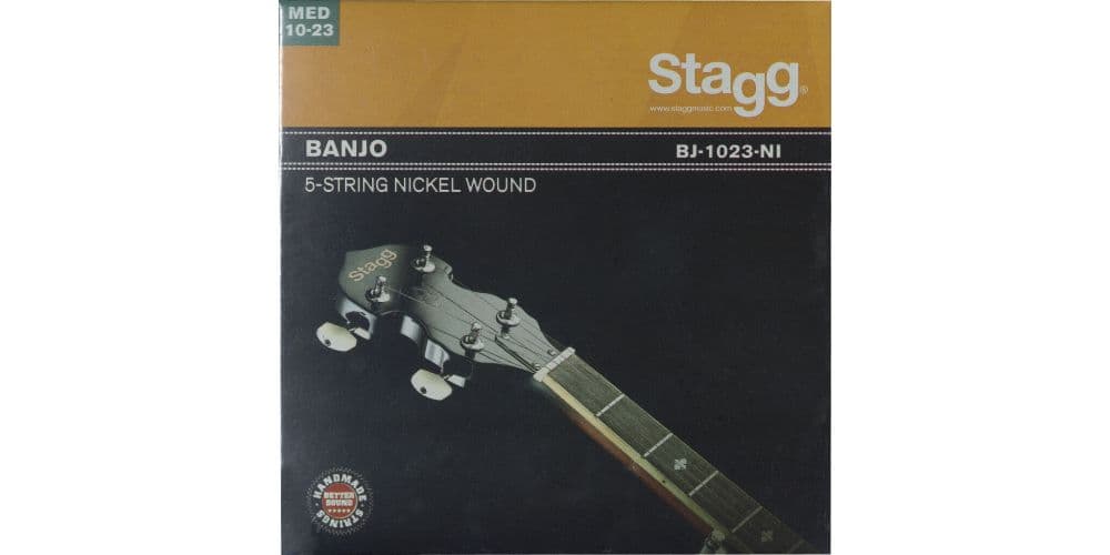 Stagg BJ-1023-NI Juego de cuerdas de níquel para banjo de 5 cuerdas BJ-1023-NI
