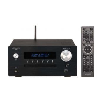 Advance paris mycast 7 black sistema hifi receptor unidad de red, compact disc