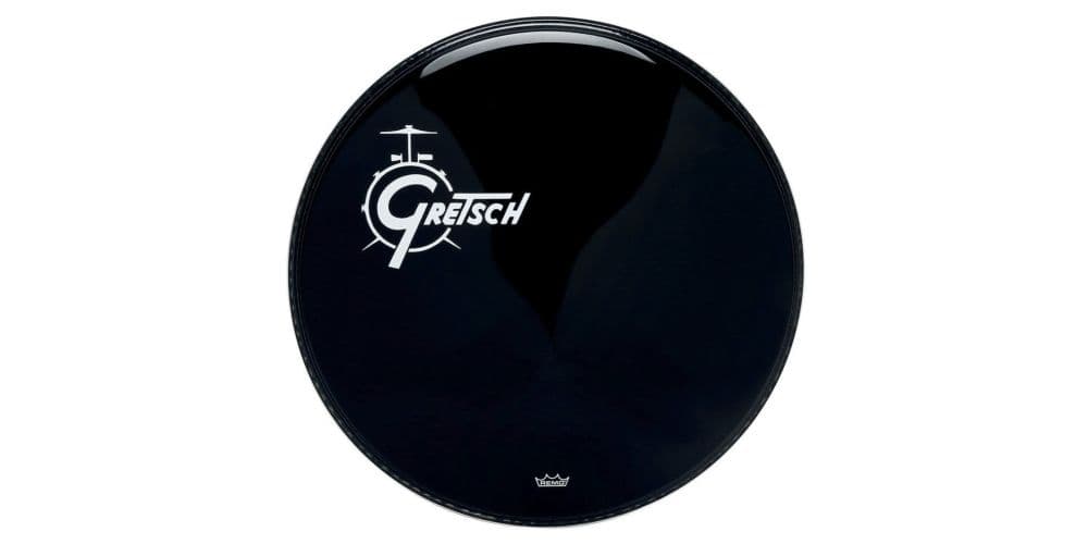Gretsch Drums GRDHEB18O Parche Bombo 18 Pulgadas Ambassador Ebony Negro GRDHEB18O