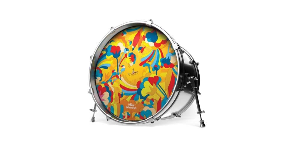 Evans INK20YELSUB-1 Parche para Bombo de Batería Primrose Prairie 20". INK20YELSUB-1