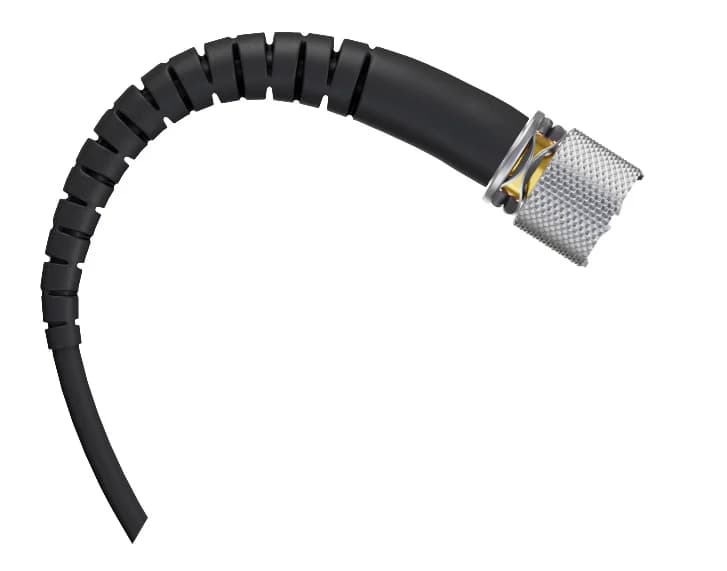 DPA Micro CORE+ Cardio. Boom 110mm, flex 2 orejas. MicroLock. Negro 4288-DP-F-B90-LH