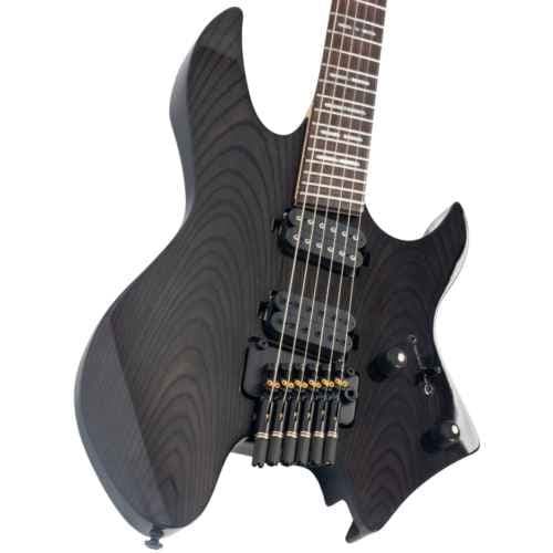 Larry Carlton X6 Headless 6 TBK Trans Black Guitarra eléctrica X6 HEADLESS 6 TBK TRANS BLACK
