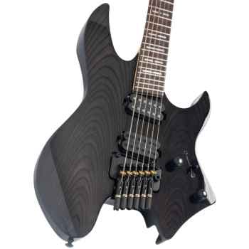 Larry Carlton X6 Headless 6 TBK Trans Black Guitarra eléctrica X6 HEADLESS 6 TBK TRANS BLACK