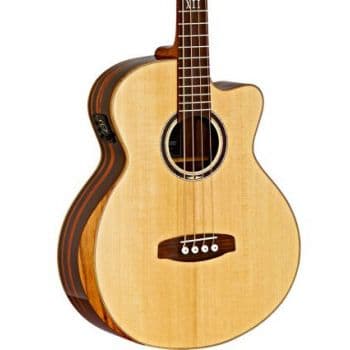 Ortega stripedsu-acb bajo acústico electrificado natural