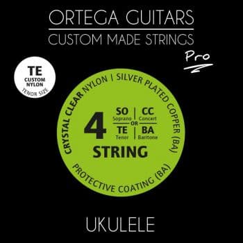 Ortega ukp-te juego cuerdas ukelele