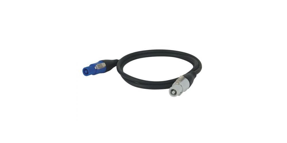 Showtec Cable alargador Powercon Macho / Hembra de 10m RF:90547 alargador Powercon 10m RF:90547