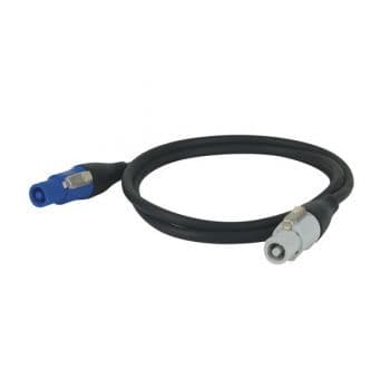 Showtec Cable alargador Powercon Macho / Hembra de 10m RF:90547 alargador Powercon 10m RF:90547
