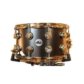 Drum workshop drvd0814svgbk collectors satin over brass 14 pulgadas