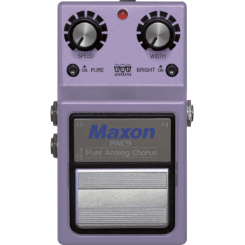 Maxon pac-9 pure analog chorus pedal efectos guitarra
