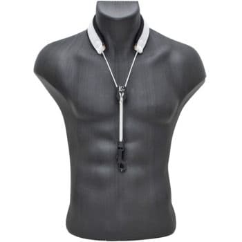 BG France Cordón Saxo S-28SH Acolchado Cuero Blanco S-28SH