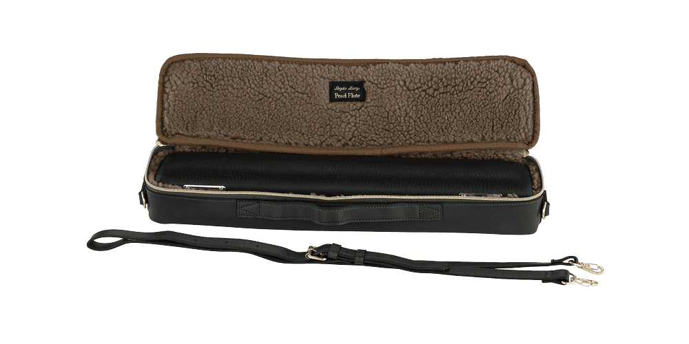 Pearl Flute Funda Premium Legato Largo Piel Verde VPELL-FLCH1/GR