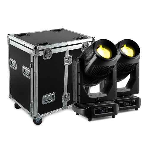 Beamz Nereid500 Kit 2 Cabezas Moviles Flightcase IP65 Nereid500 IP65 MovHead 2pcs in FC