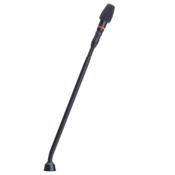 SHURE MX410R/N Micrófono Flexo 25cm Anillo Rojo. Con Previo. Sin Cápsula. Negro MX410R/N