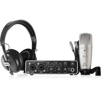 Behringer u-phoria studio pro equipo podcast estudio grabación